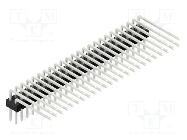 Connector: pin strips; pin header; male; PIN: 48; 2.54mm; THT; 2x24