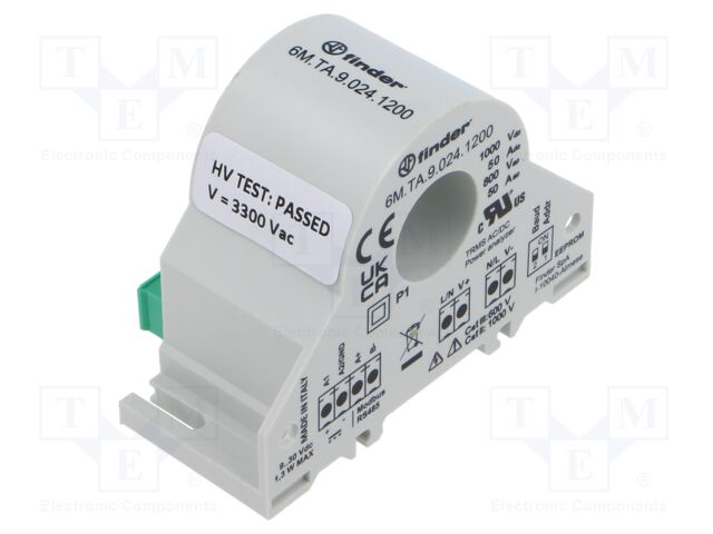 Current monitoring relay; AC/DC current; 9÷30VDC; 6M; IP20