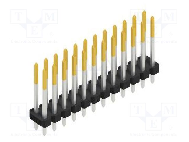 Connector: pin strips; pin header; male; PIN: 24; 2.54mm; THT; 2x12