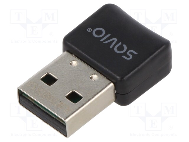BT adapter; black; USB A plug; Bluetooth 5.0,USB 2.0; 30m; 3Mbps