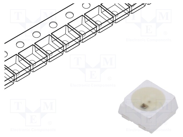 Programmable LED; SMD; 3535,PLCC4; RGB; 3.5x3.5x1.95mm; 4.5÷5.5V