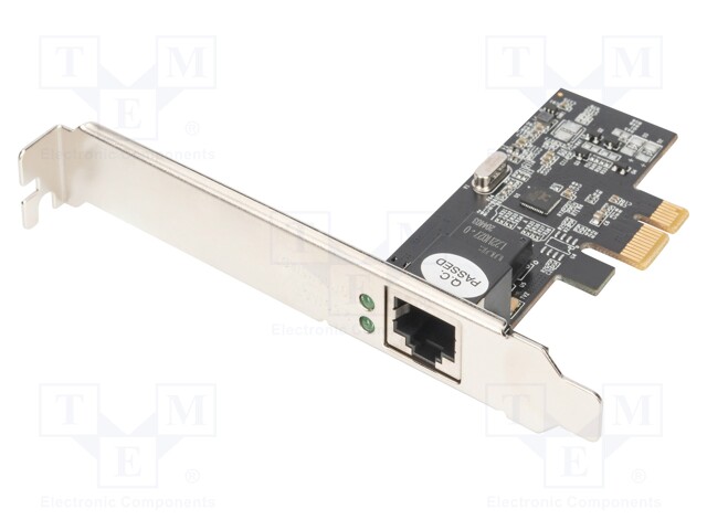 PC extension card: PCIe; RJ45; chipset RTL8125B,PCI Express 2.1