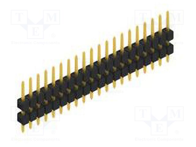 Connector: pin strips; pin header; male; PIN: 20; 2.54mm; THT; 1x20
