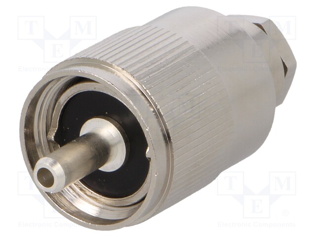 Plug; UHF (PL-259); male; straight; clamp; for cable; 7.5mm