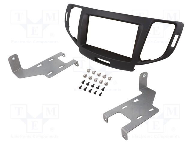 Radio mounting frame; Honda; 2 DIN; anthracite