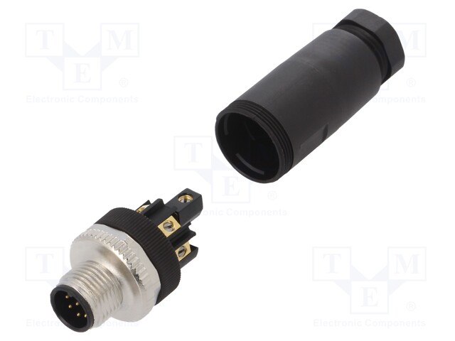 Plug; M12; PIN: 8; male; A code-DeviceNet / CANopen; for cable