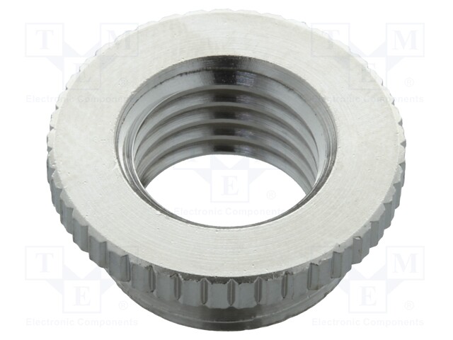 Reduction of threads for glands; Int.thread: M12; brass; nickel