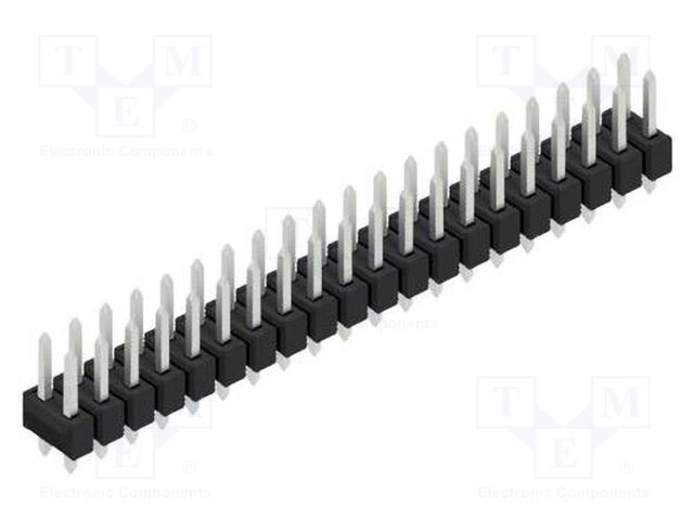 Connector: pin strips; pin header; male; PIN: 40; 2.54mm; THT; 2x20