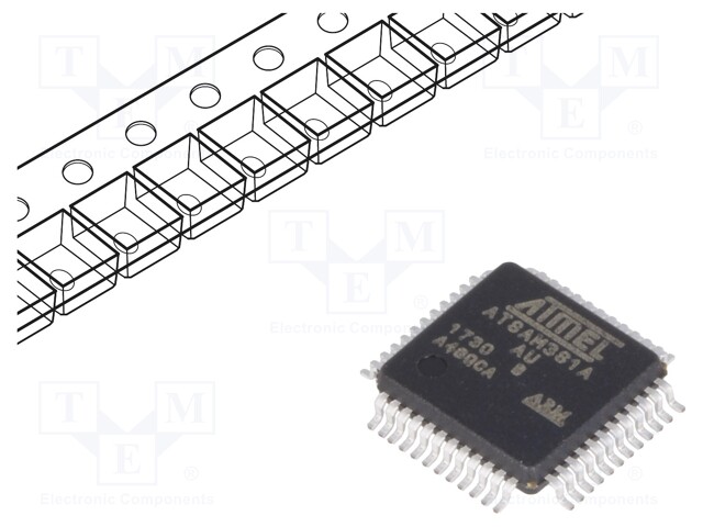 ARM microcontroller; SRAM: 16kB; Flash: 64kB; LQFP48; 1.8÷3.3VDC