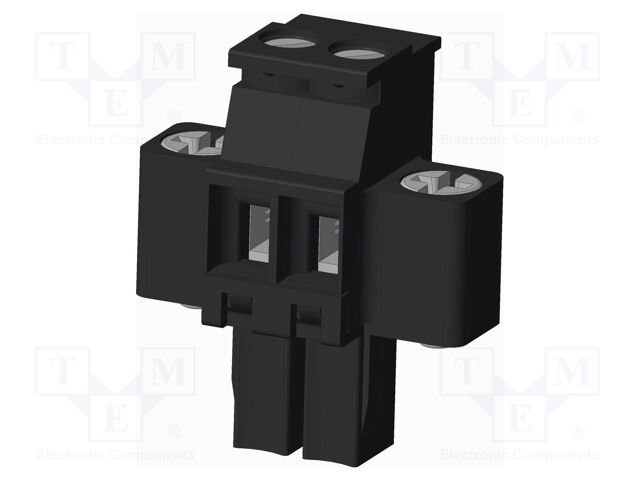 Connector: pluggable terminal block; plug; female; angled 90°