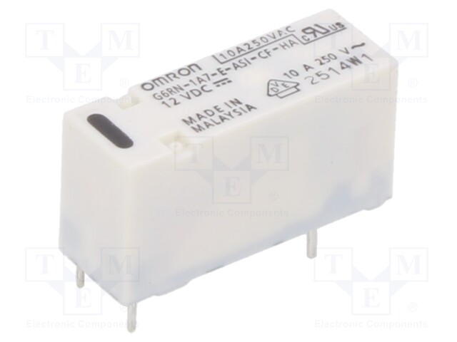 Relay: electromagnetic; SPST-NO; Ucoil: 12VDC; Icontacts max: 10A