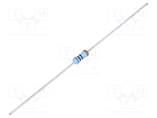 Resistor: thin film; THT; 1Ω; 600mW; ±5%; Ø2.5x6.5mm; 50ppm/°C