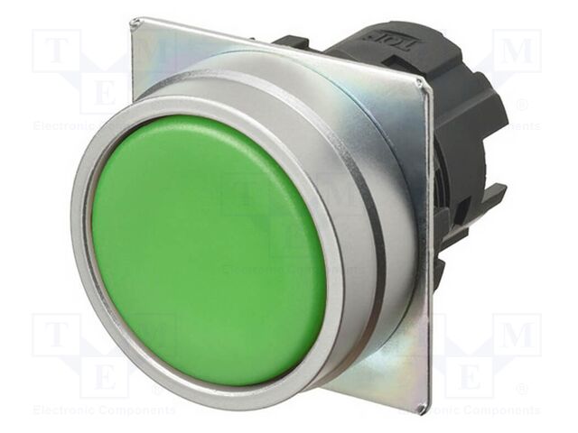 Switch: push-button; 22mm; Stabl.pos: 2; flat; Pos: 2