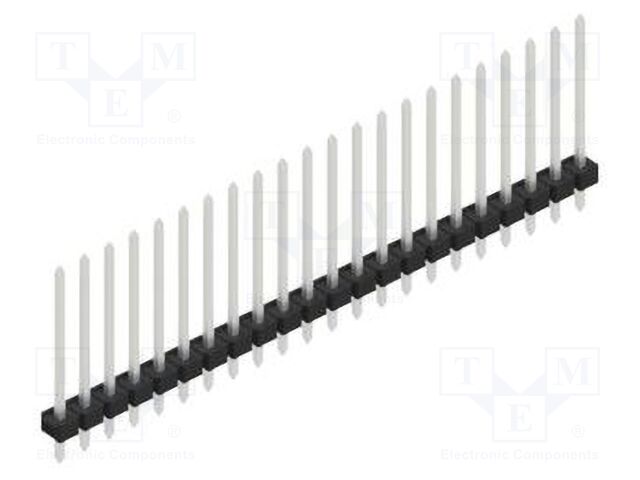 Connector: pin strips; pin header; male; PIN: 22; 2.54mm; THT; 1x22