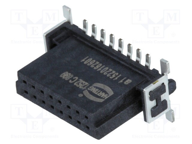 Connector: PCB to PCB; female; PIN: 16; 1.27mm; Series: har-flex