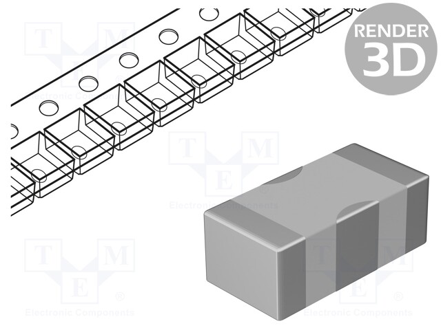 Filter: anti-interference; 470nF; SMD; 0402; 2A; 6.3VDC; ±20%; 30mΩ