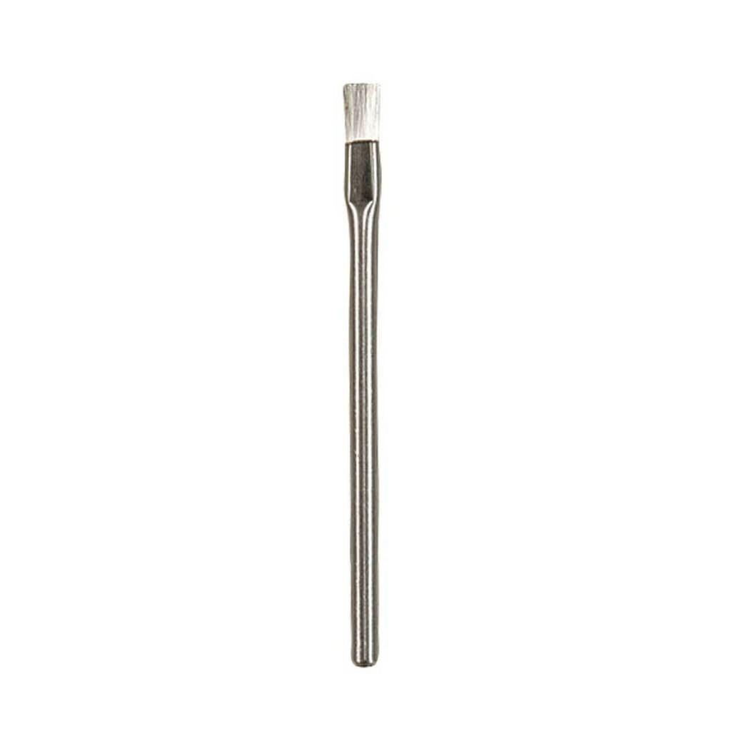 Tool: applicator brush; anti-static; horse hair; 3.18mm diameter stainless steel tube handle