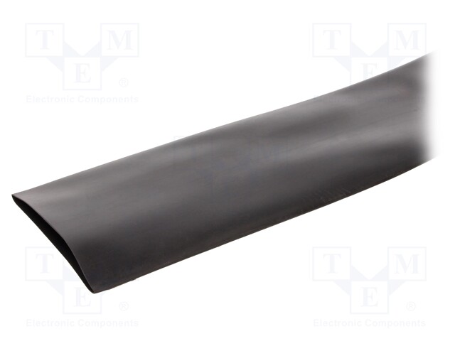 Heat shrink sleeve; 2: 1; 50.8mm; black; polyolefine; -55÷135°C