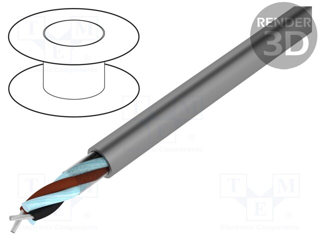 Wire; stranded; Cu; Pro-Tekt™,UL AWM 10002,UL AWM 2464; 2x24AWG
