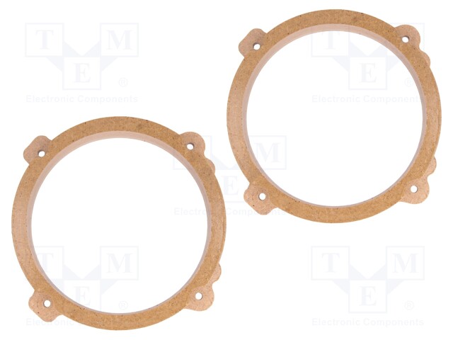 Spacer ring; MDF; 165mm; Opel; impregnated,varnished