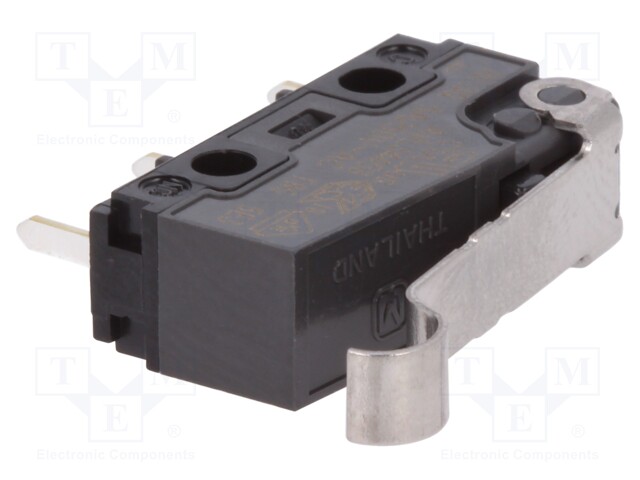 Microswitch SNAP ACTION; with lever with roller simulation