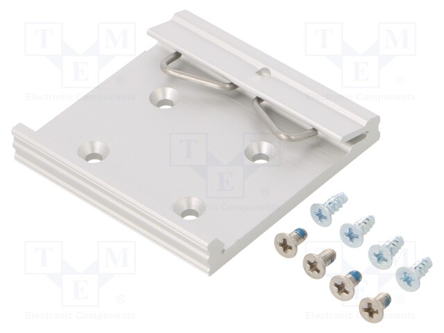DIN rail kit; Holder mat: aluminum