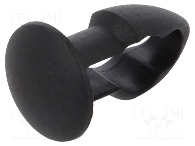 Rivet; polyamide; Rivet diam: 4.8mm; L.rivet: 4.8mm; Colour: black