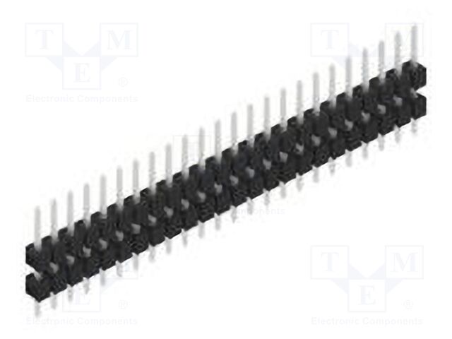 Connector: pin strips; pin header; male; PIN: 24; 2.54mm; THT; 1x24