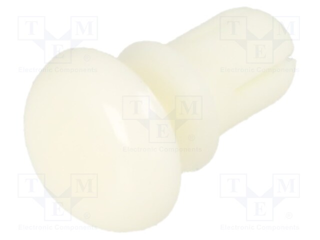 Rivet; polyamide; L.rivet: 5mm; Panel cutout diam: 3.6mm; UL94HB