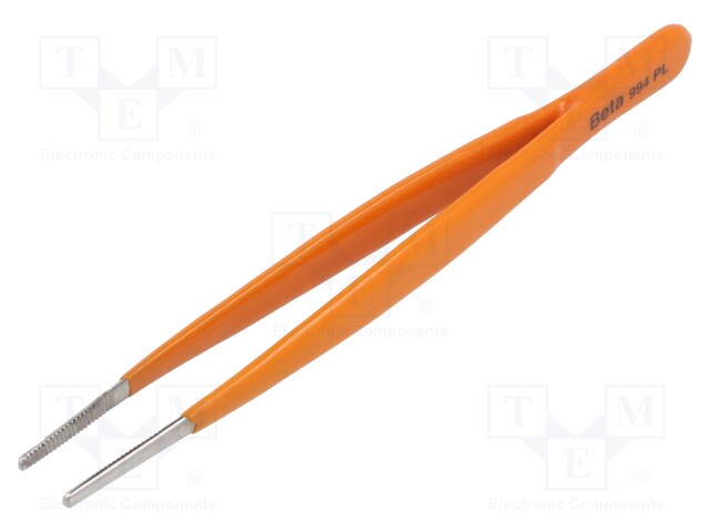 Tweezers; 150mm; Blades: straight; Blade tip shape: flat