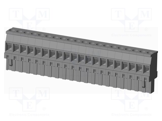 Connector: pluggable terminal block; plug; female; angled 90°