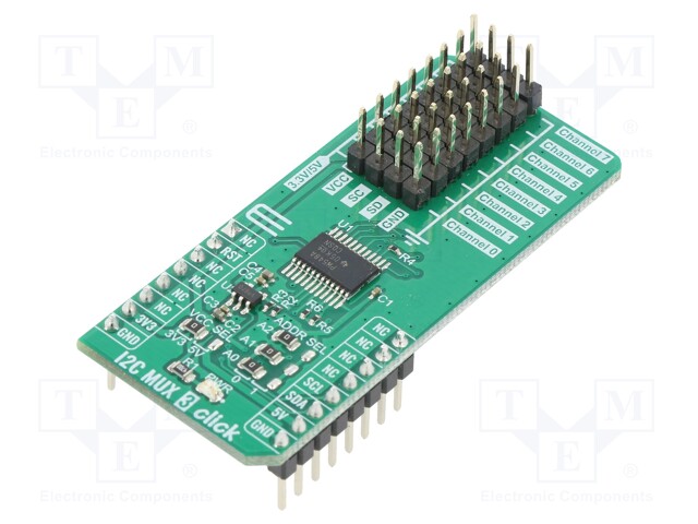 Click board; interface; I2C; AP7331,TCA9548A; 3.3/5VDC