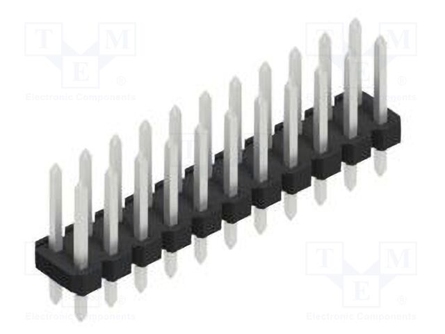Connector: pin strips; pin header; male; PIN: 22; 2.54mm; THT; 2x11