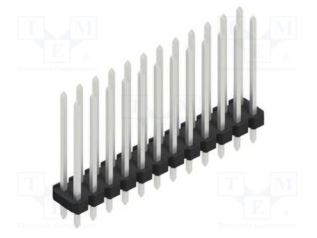 Connector: pin strips; pin header; male; PIN: 24; 2.54mm; THT; 2x12