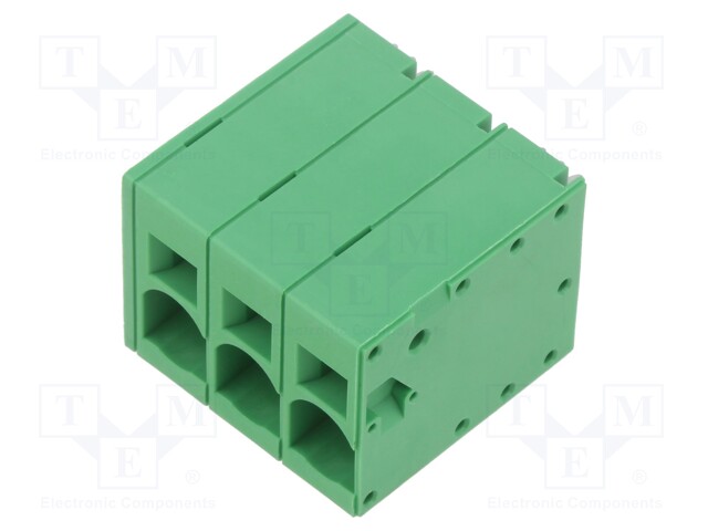 PCB terminal block; Contacts ph: 10mm; ways: 3; straight; terminal