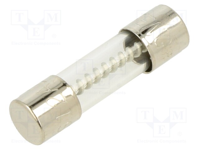 Fuse: fuse; time-lag; 12A; 250VAC; glass; 20x5.2mm; brass; bulk