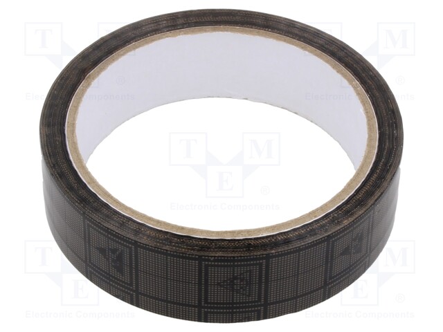 Packing tapes; ESD; L: 36m; W: 24mm; Thk: 0.049mm; 0.01÷1MΩ; max.60°C