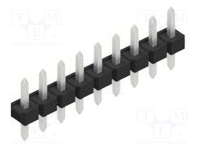 Connector: pin strips; pin header; male; PIN: 9; 2.54mm; THT; 1x9