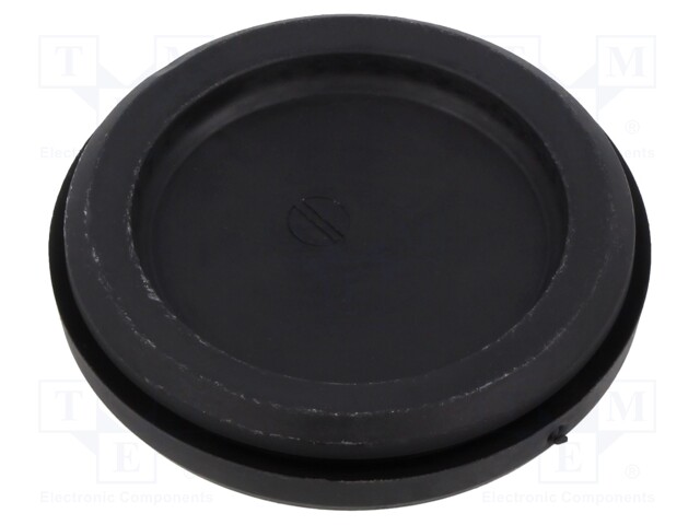 Grommet; with bulkhead; Ømount.hole: 50.2mm; black; Øcable: 1÷36mm