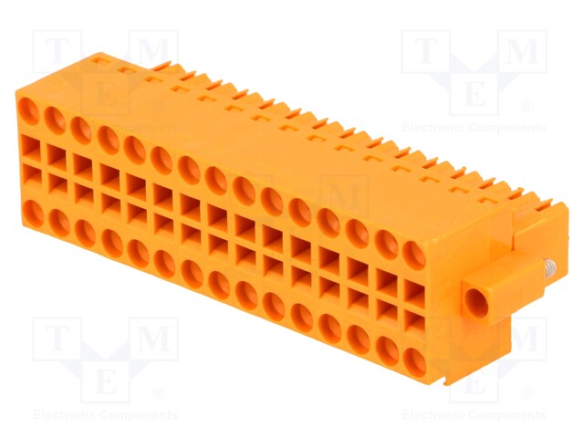Pluggable terminal block; 3.5mm; ways: 30; straight; plug; female
