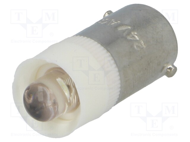 LED lamp; white; BA9S; 24VDC; 24VAC