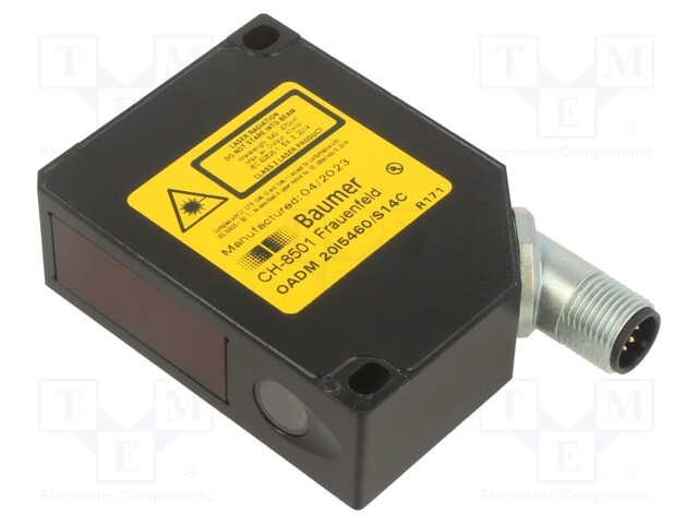 Sensor: distance; Range: 30÷130mm; analogue 4-20mA; 12÷28VDC; IP67