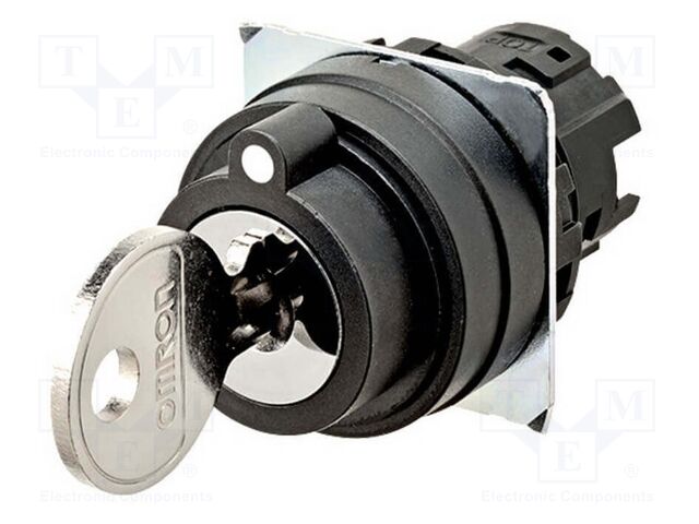 Switch: rotary with key; 22mm; none; Pos: 3