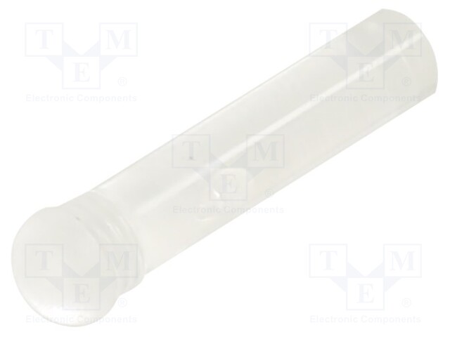 Fiber for LED; round; Ø3.2mm; Front: convex; straight; IP68