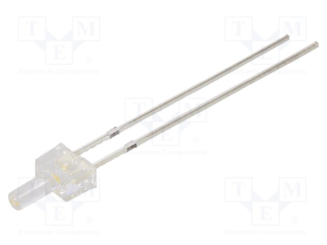 LED; 2mm; white warm; 1560÷2180mcd; 90°; Front: flat; 2.9÷3.4V