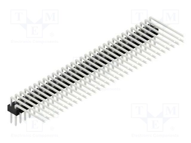 Connector: pin strips; pin header; male; PIN: 62; 2.54mm; THT; 2x31