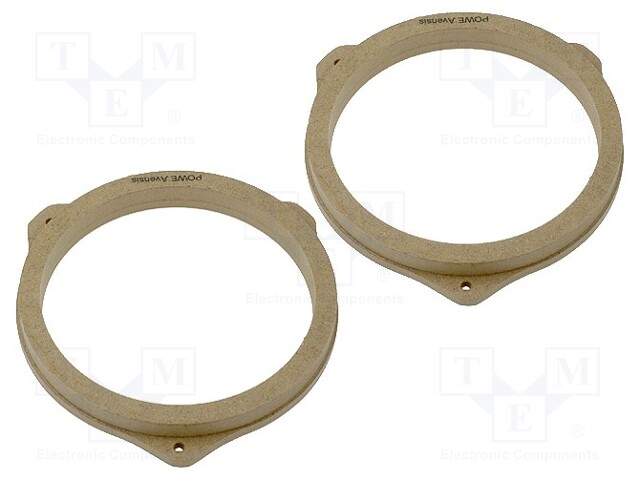 Spacer ring; MDF; 165mm; Toyota; impregnated,varnished