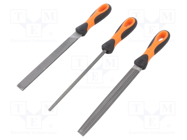 Files; half planisher; Package: bag; Handle material: plastic