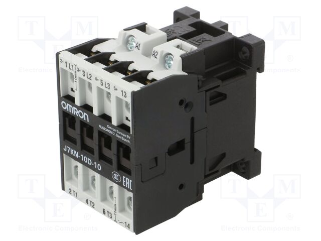 Contactor: 3-pole; NO x3; Auxiliary contacts: NO; 24VAC; 10A; J7KN
