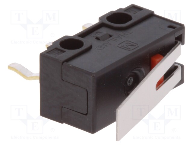 Microswitch SNAP ACTION; with lever; SPDT; 1A/125VAC; 1A/30VDC
